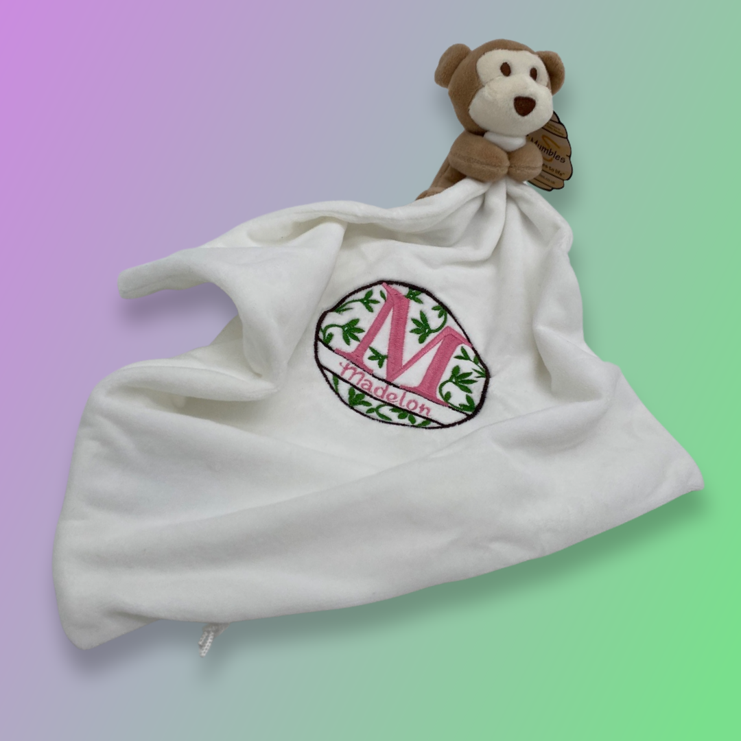 Baby Soft Cuddle Cloth - Monogram and Name