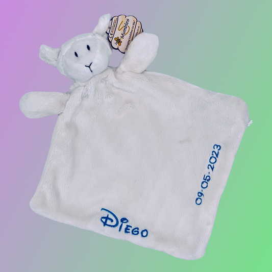 Baby Soft Cuddle Cloth - Name and Birthdate