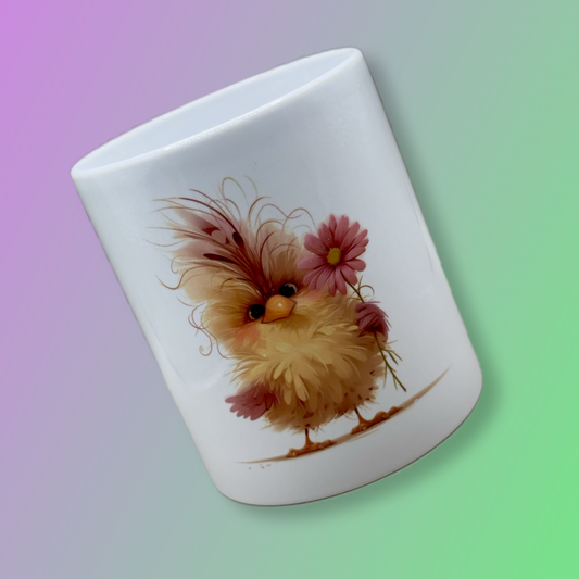 Planter Pot - Bird with Flower