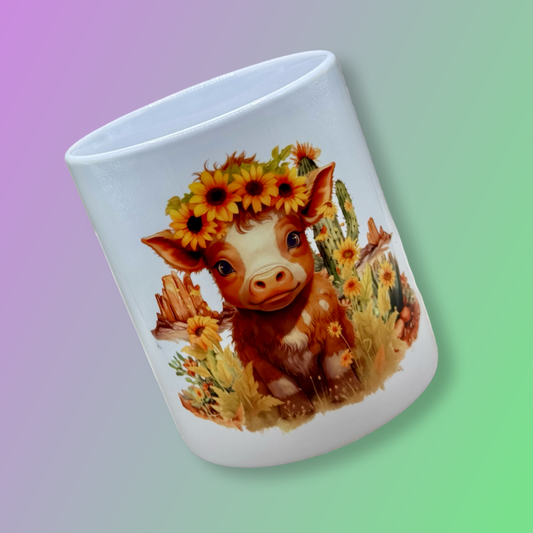 Planter Pot - Desert Cow