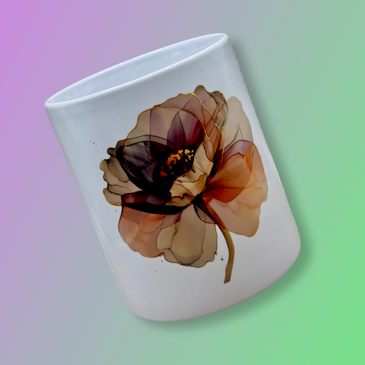 Planter Pot - Watercolor Flower
