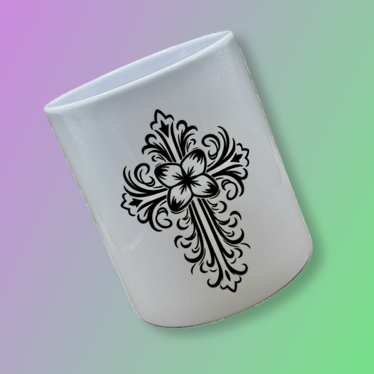Planter Pot - Cross