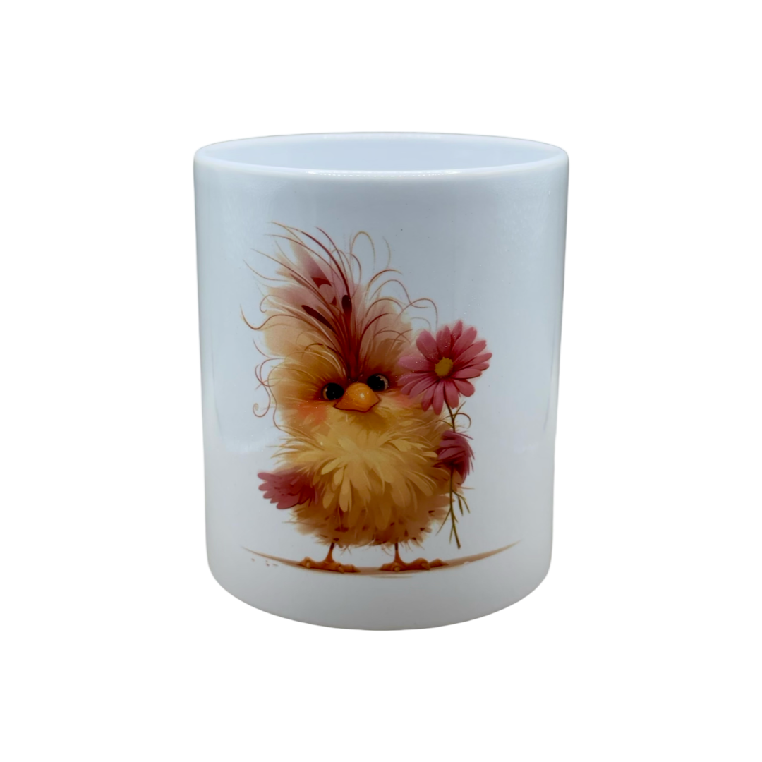 Planter Pot - Bird with Flower