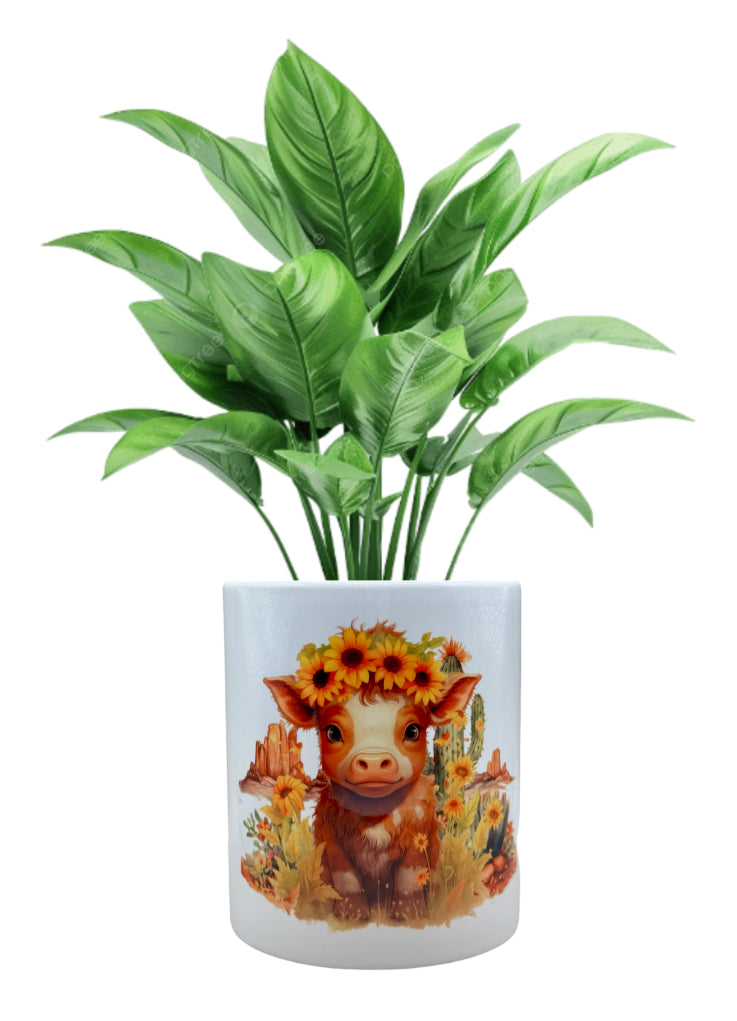 Planter Pot - Desert Cow