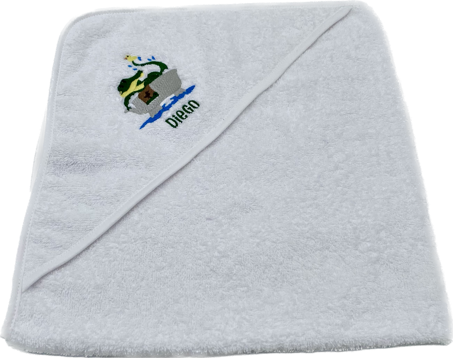 Hooded Towel - Crocodile Name