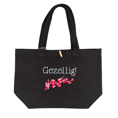 Tote Bag - Gezellig met kersenbloesems