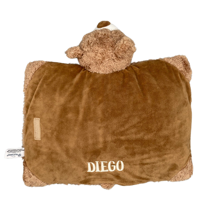 Stuffed Animal Cushion - Bear