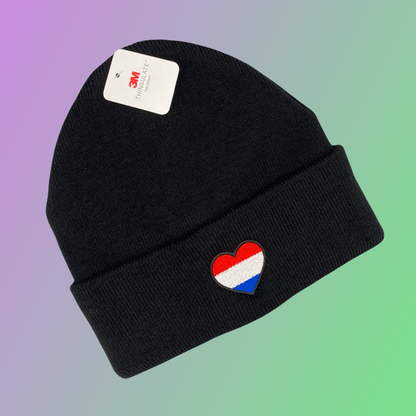 Beanie - Dutch Flag Heart