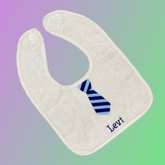 Baby Bib - Neck Tie Name